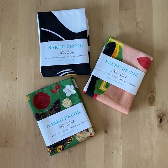 Tuxedo Cat and Frida Tea Towel - Picture 6 of 8